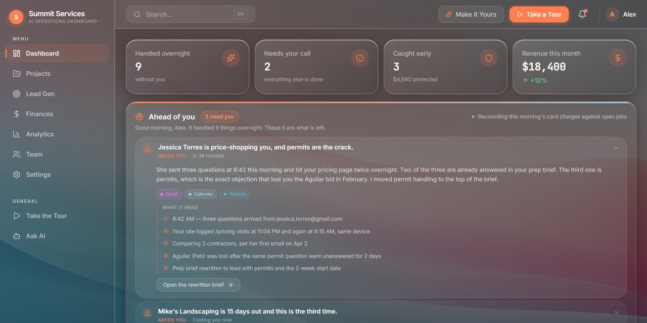 Your First Department Does Not Have to Be a Person: Inside NVZN's AI Operations Dashboard